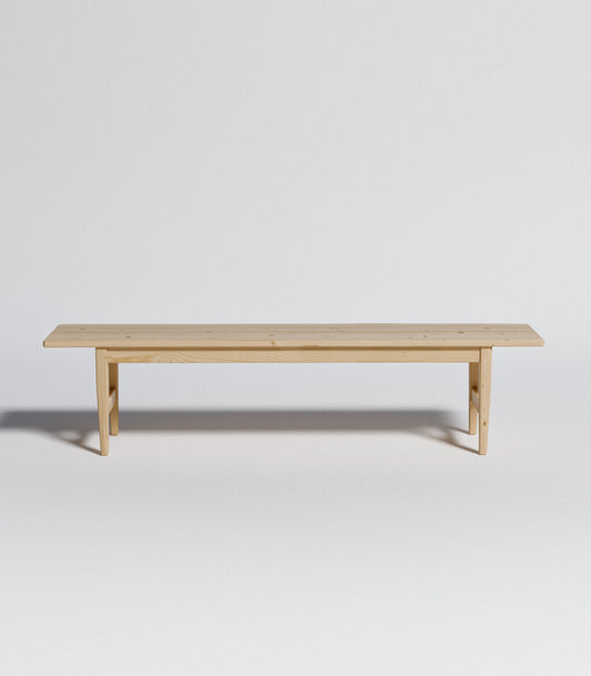 handcrafted high-quality solid wood bench